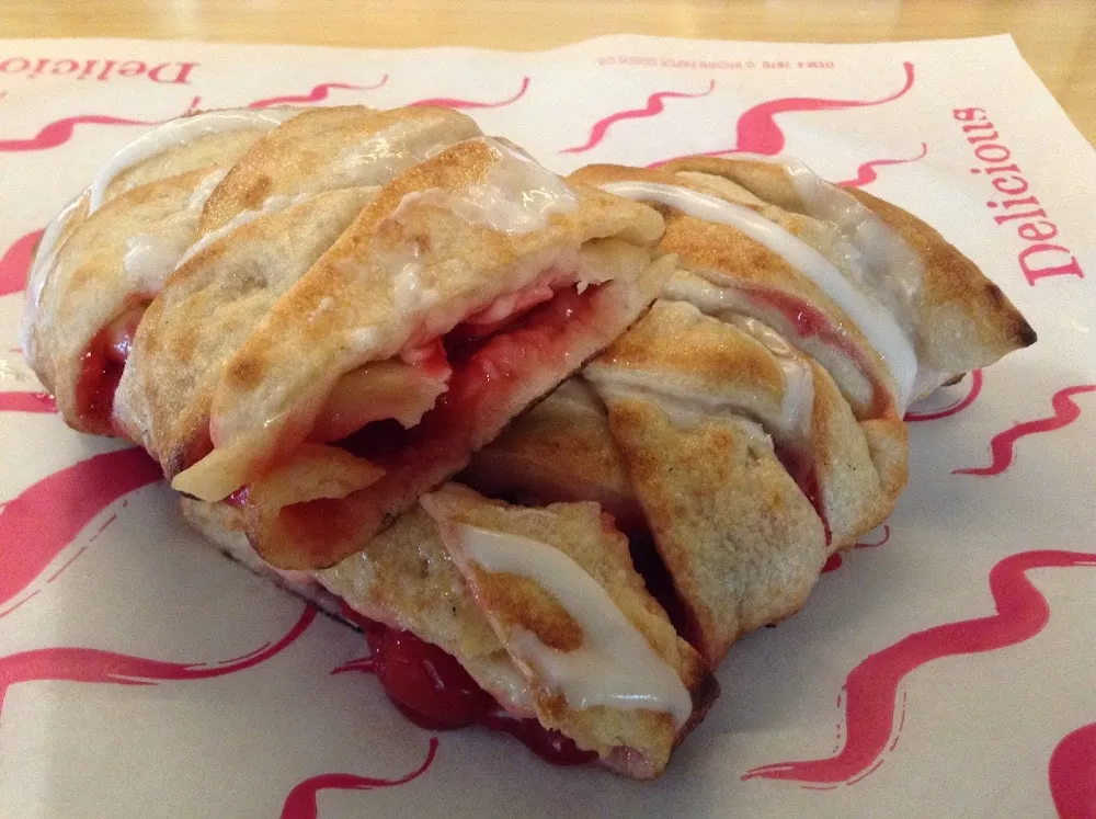 Firebase Cherry Pie with Homemade Frosting