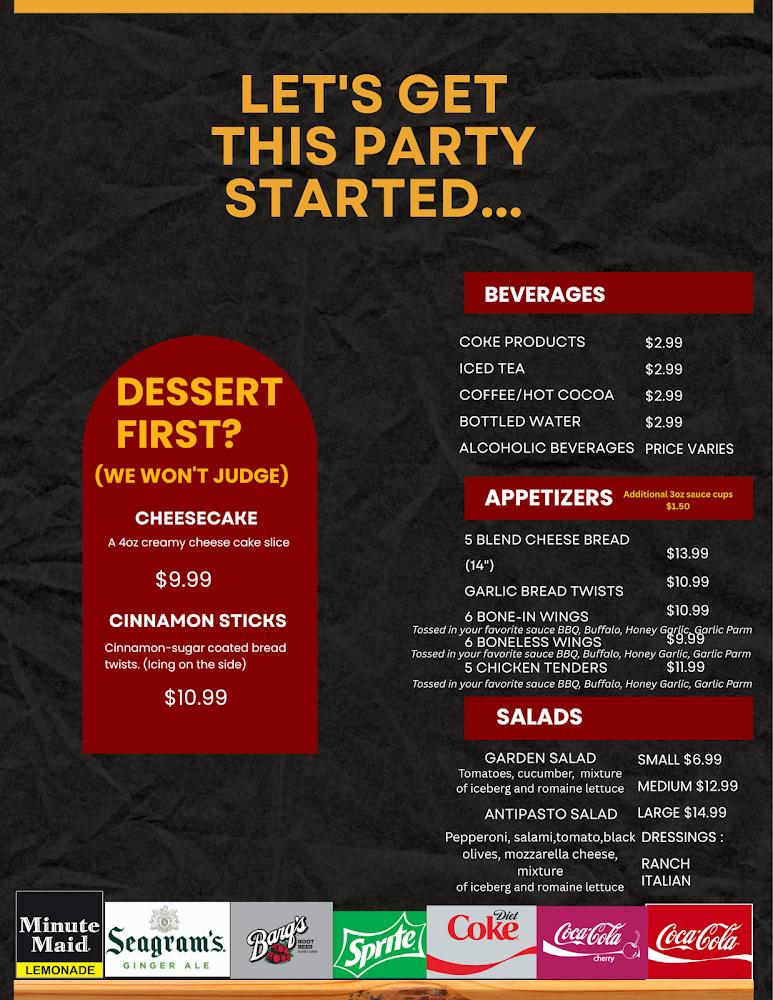 The Angry Oven Menu image 1