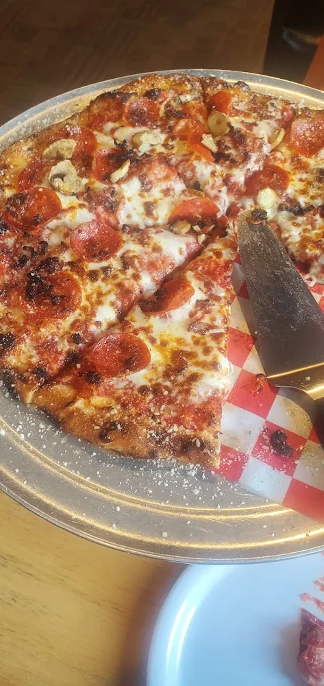 Pepperoni and Mushroom Pizza